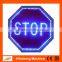 Led solar traffic sign of stop sign 600mm 800mm 1000mm