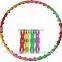 8sections DIY Portable detachable massage ABS hula hoop/Multi-function magnetic therapy+pulley practice hula hoop