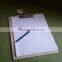 A4A5A6 Wood Clipboard With Flat Metal Clip Restaurant Menu Holders for Coffee Catering Memo Clipboard Promotion Gift