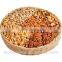 woven wicker nut baskets with section