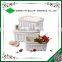 Wicker storage Xmas gift hamper basket with linning with 3 sizes