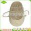 High-end customized corn husk straw baby mose basket with braided handles