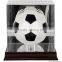 Factory wholsale acrylic soccer ball display case/soccer ball holder/lucite ball display box