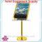 Glass display sign stands &brackets P-16