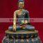 Indoor Fengshui Metal Crafts Bronze Nepal Handmade Buddha Statue for Sale