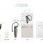 Earplug-type stereo bluetooth headset with Microphone stem