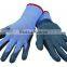 Palm latex coated cotton welding gloves,10 guage knitted liner in guangzhou