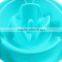 safty pet product plastic slow feed dog/pet bowl, Anti-Chocking Feeder, Healthy Diet For Dog