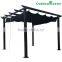 3x3M Pergola Gazebo KD Garden Black Pergola Canopy