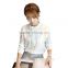 custom casual slim fit cotton shirt for lady