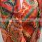 Fashion designer lady chiffon print geometric pattern very cheap loop promotion gift scarf