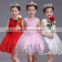 Cheap Vietnam Girls fancy dress pink princess party dresses flower shining Performance girls Fluffy dress