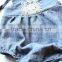 Newborn baby clothes sleeveless lace cotton baby rompers