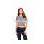 Bella+Canvas Women's Poly-Cotton Crop Tee - 52% combed and ring-spun cotton 48% polyester and comes with your logo
