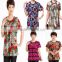 new 2017 summer t shirts nice flower printing t shirt women tops plus size clothing