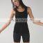 3 colors backless tight fit shirt women gym wear yoga stretch ribbed tank top custom