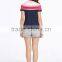 BSCI Women's Cooler t shirt 80% Polyester 12% Spandex Wholesale Sublimation printing t shirts sportswear
