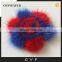 Mink fur flower bi color fur accessory charm top grade fur decoration