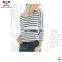 Women's Tee Shirt Dress Two Color Striped T-shirt