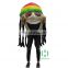 HI CE hottest inflatable carnival long hair skull ghost costume for adult