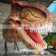 2016 Amusement Park Life Size Handmade Animatronic Dinosaur Head