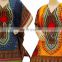 African caftan Night wear polyester maxi poncho colorful design Women Long Kaftan Hippie Boho Dress Kimono new Look Plus Size