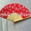 Custom made advertising classical folding fan bamboo