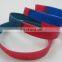 High quality silicone bracelet with logo, charm silicone wristband with stitching color, silicone band for sale
