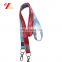 Lanyard print four color logo with dog clip and safty buckle accessories no minimum order