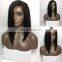 Wig natural hair short brazilian hair full lace wig