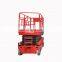 Mobile battery powered self propelled scissor lift electric hydraulic scissor lift