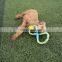 Amazon selling pet dog chew rubber ball with rope dog food leaking ball