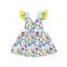OEM  Floral Dress Boho Chic Dress Girls Boutique Spring Dress