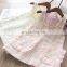 Autumn new special small fragrant wind sequined pocket check vest skirt girls skirt children's wear