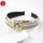 Beaded Knot Head Bands Women's Hair Accessories Fashion Hairbands Blue Gold Rhinestone