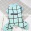 Checkered 100% pure cotton apparel pet dog onesie pajamas with legs