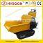 Garden widely using mini track dumper, flexible skid type mini dumper