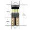 Nice Quality Wedge Bulb Car Lights Interior Lamp W5W Car Led Bombillos Autos Led T10