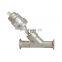 2/2 Way Tri-clamp Connection Stainless Steel  Pneumatic Angle Seat Valve