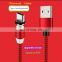 Data line three-in-one charging line fast charging for iphone Android C-type multi-function three-head USB magnet