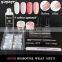 Acrylic Poly gel Kit 7 colors 30ml Hard Poly-gel Kit Soak Off Quick Nail Extension Brush Tips Set