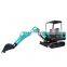 Stock available Crawler 0.8 ton 1ton hydraulic small digger machine mini excavator