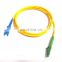 Fiber optic jumper cable 10meters 3.0mm SC/APC-LC/UPC  Simplex Single mode G652D hot selling single mode fiber optic patch cord