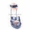 2016 new style high heel platform wedge stylish woman sandals cheap with shiny upper