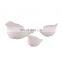 white interior small cute modern nordic style unpainted ceramic bird animal figurines statue craft home accessories decor