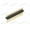 Denentech 1.27mm pitch Single Row H1.0 Straight Pin Header connector