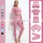 Amazon Europe and America autumn and winter seamless yoga wear quick-drying long-sleeved yoga wear suit