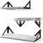 floating shelves wall mounted, rustic wood wall shelves set of 3 for bedroom bathroom living room kitchen
