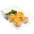 Hot Sale Kitchen Food PET Plastic Container Single Drawer Egg Storage Box Refrigerator