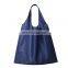 Custom shopping bags roll pp woven bag  portable for women black jacquard pretty fabric non-woven foldable bag